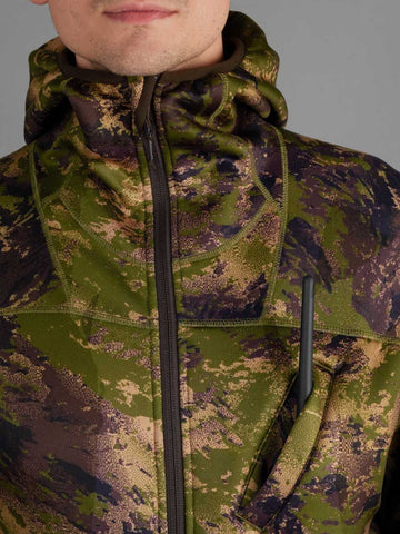 Fleece Nordic Gear Balaclava Hoodie – ADVANTAGE WETLANDS Camo – One Size – USA Made