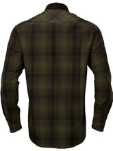 Load image into Gallery viewer, HARKILA Driven Hunt Flannel Shirt - Mens - Olive Green Check
