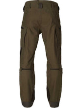 Load image into Gallery viewer, HARKILA Driven Hunt HWS Leather Trousers - Mens - Willow green &amp; Shadow brown

