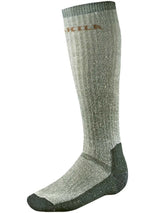 HARKILA SOCKS - Expedition Long Merino Wool - Grey & Green