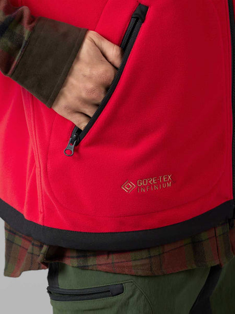 HARKILA Kamko Fleece Waistcoat - Mens - Reversible Brown / Red