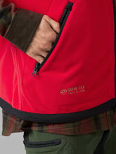 Load image into Gallery viewer, HARKILA Kamko Fleece Waistcoat - Mens - Reversible Brown / Red
