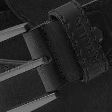 Load image into Gallery viewer, HARKILA Mens Arvak Leather Belt - Black
