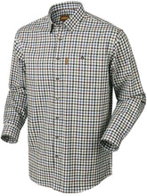 Load image into Gallery viewer, HARKILA Shirt - Mens Milford Fine Twill Cotton - Burgundy Check
