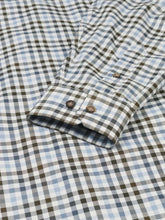 Load image into Gallery viewer, HARKILA Milford Shirt - Mens Fine Twill Cotton - Heritage Blue Check
