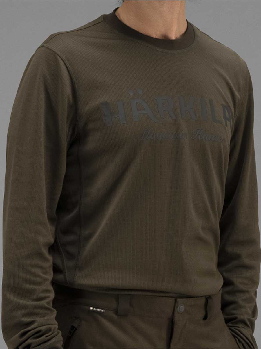 HARKILA Mountain Hunter Long Sleeve T-shirt - Mens - Hunting Green
