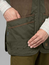 Load image into Gallery viewer, HARKILA Rannoch HSP Windproof Shooting Waistcoat - Mens Windproof Lining - Willow Green
