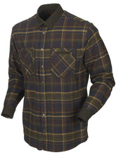 Load image into Gallery viewer, HARKILA Shirts - Mens Pajala Brushed Cotton - Mellow Brown Check
