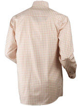 Load image into Gallery viewer, HARKILA Stenstorp 100% Cotton Shirt - Mens - Burnt Orange Check
