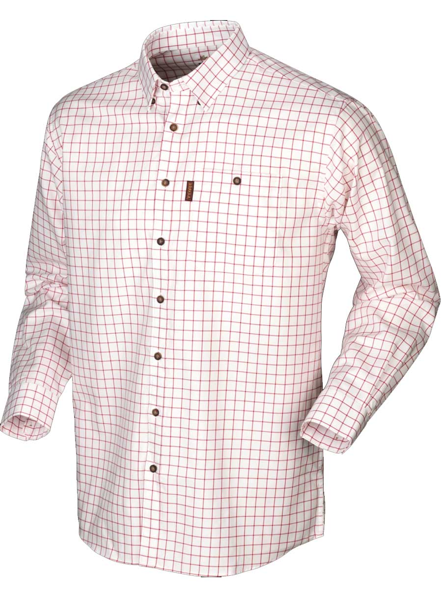 HARKILA Stenstorp 100% Cotton Shirt - Mens - Jester Red Check