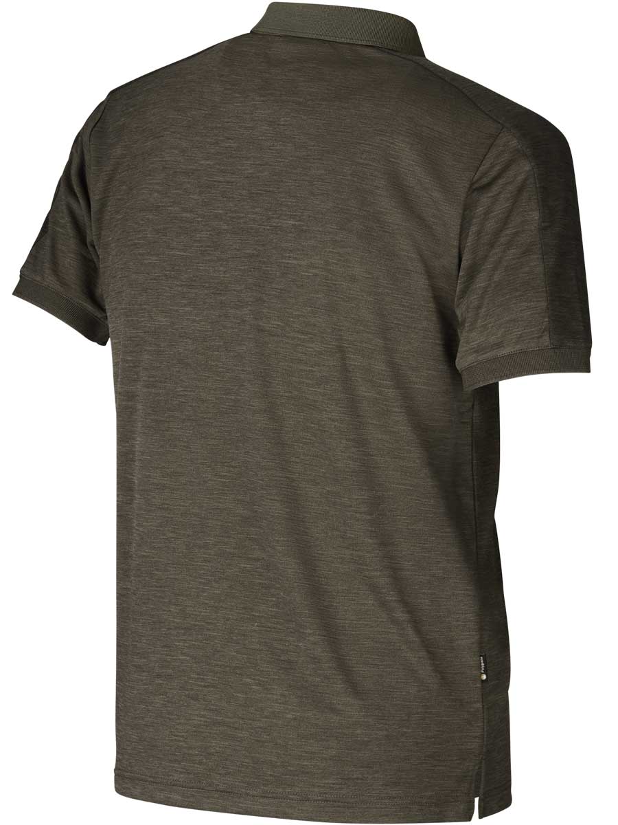 HARKILA Tech Polo Shirt - Mens Arc-Stretch - Dark Olive