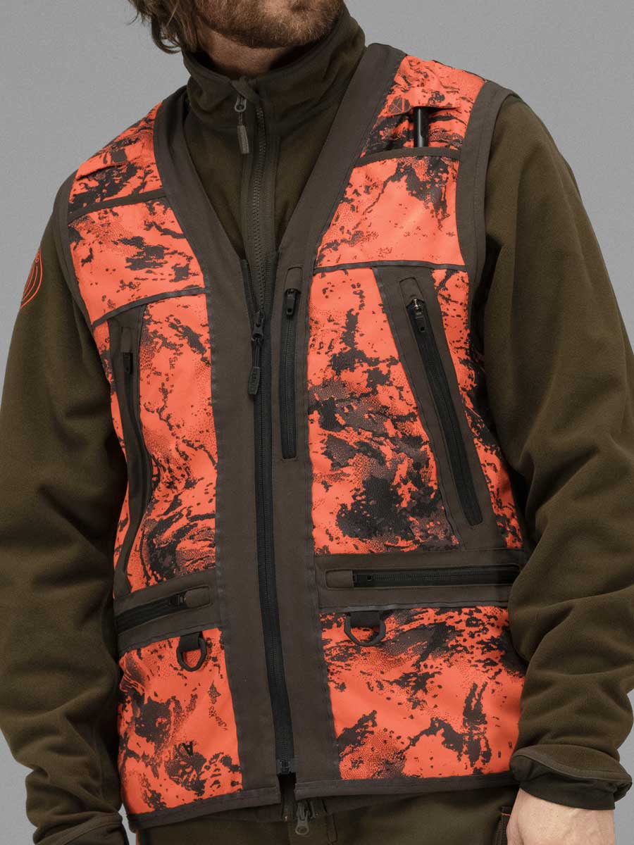 HARKILA Wildboar Pro Safety Waistcoat - Mens - AXIS MSP® Orange Blaze