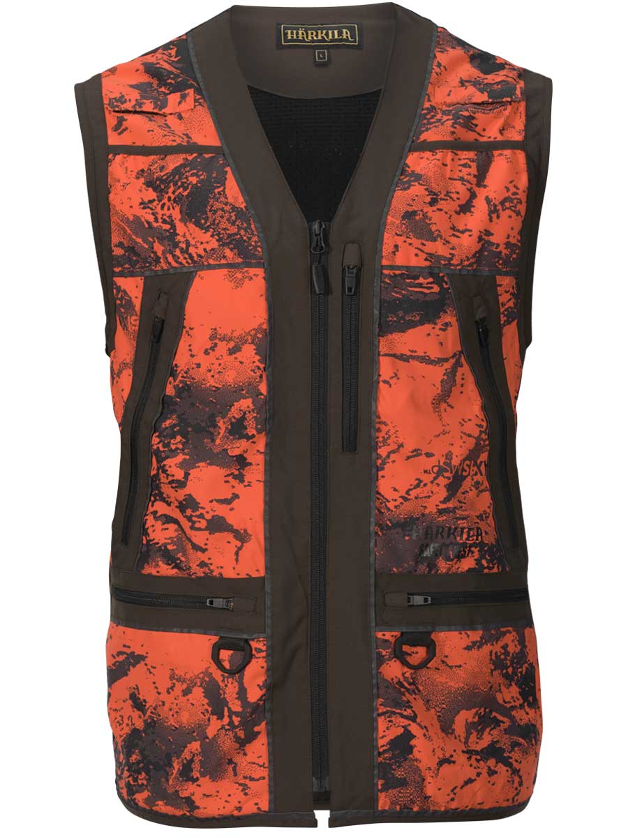 HARKILA Wildboar Pro Safety Waistcoat - Mens - AXIS MSP® Orange Blaze
