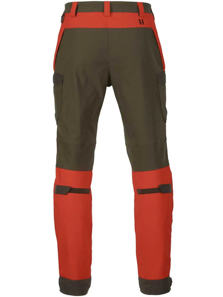 HARKILA Wildboar Pro Trousers - Mens - Orange Blaze & Willow Green