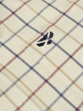 Load image into Gallery viewer, HOGGS OF FIFE Ambassador Junior Tattersall Shirt - Ivory/Navy
