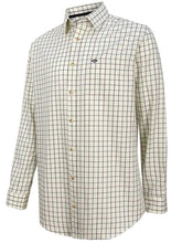 Load image into Gallery viewer, HOGGS OF FIFE Balmoral Luxury Tattersall Shirt - Mens - Navy &amp; Wine
