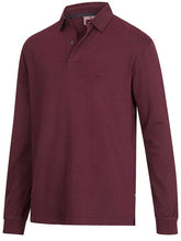 Load image into Gallery viewer, HOGGS OF FIFE Heriot Long Sleeve Rugby Shirt - Mens - Merlot
