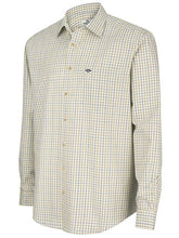 Load image into Gallery viewer, HOGGS OF FIFE Inverness Cotton Tattersall Shirt - Mens - Navy/Olive

