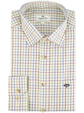 Load image into Gallery viewer, HOGGS OF FIFE Inverness Cotton Tattersall Shirt - Mens - Wine/Blue/Green
