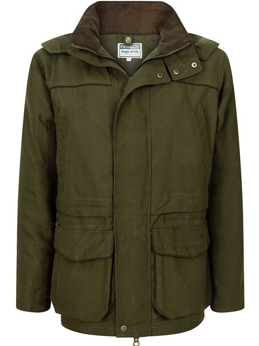 40% OFF HOGGS OF FIFE Kincraig Mens Waterproof Field Jacket - Olive Green - Size: XL
