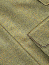 HOGGS OF FIFE Mens Kinloch Technical Tweed Field Coat - Autumn Bracken