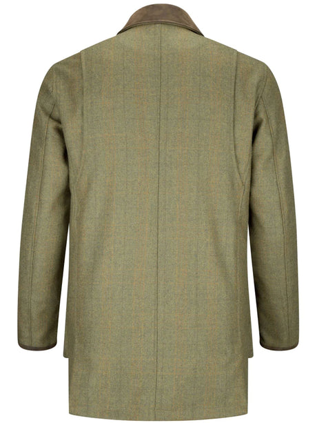 HOGGS OF FIFE Mens Kinloch Technical Tweed Field Coat - Autumn Bracken