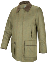 HOGGS OF FIFE Mens Kinloch Technical Tweed Field Coat - Autumn Bracken