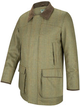 Load image into Gallery viewer, HOGGS OF FIFE Mens Kinloch Technical Tweed Field Coat - Autumn Bracken
