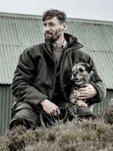 Load image into Gallery viewer, HOGGS OF FIFE Mens Lairg Waterproof Wool Field Jacket - Dark Green
