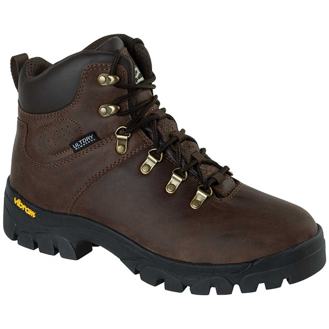HOGGS OF FIFE Munro Classic W/P Hiking Boot - Crazy Horse Brown