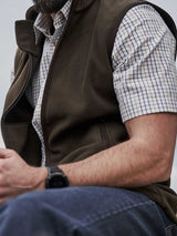 HOGGS OF FIFE Woodhall Fleece Gilet - Green