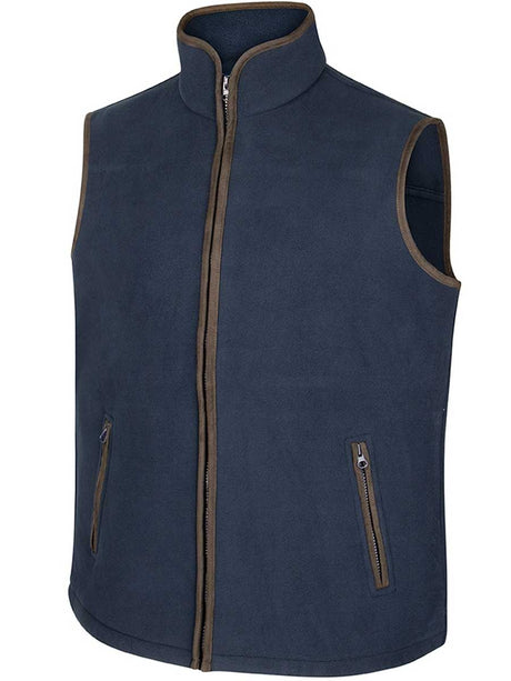HOGGS OF FIFE Woodhall Fleece Gilet - Navy