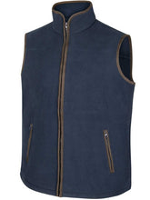 Load image into Gallery viewer, HOGGS OF FIFE Woodhall Fleece Gilet - Navy
