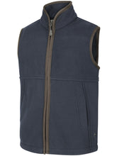Load image into Gallery viewer, HOGGS OF FIFE Woodhall Junior Fleece Gilet - Navy
