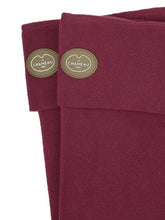 Load image into Gallery viewer, LE CHAMEAU Fleece Boot Liners - Cherry
