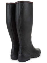 Load image into Gallery viewer, LE CHAMEAU Giverny Wellington Boots - Ladies Jersey Lined - Noir
