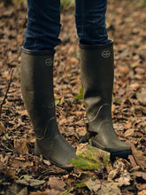 Load image into Gallery viewer, LE CHAMEAU Giverny Wellington Boots - Ladies Jersey Lined - Vert Chameau
