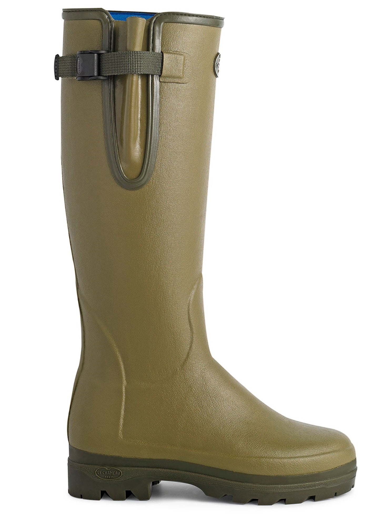 LE CHAMEAU Vierzonord Boots - Ladies Neoprene Lined - Vert Vierzon