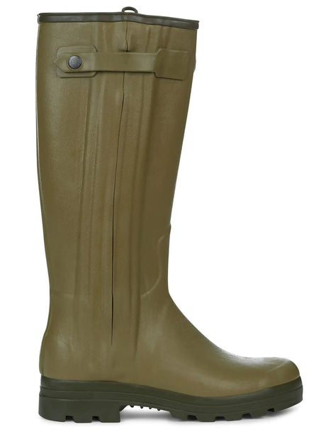 LE CHAMEAU Boots - Mens Chasseur Leather Lined - Vert Vierzon