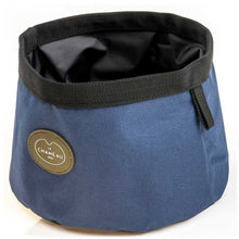Load image into Gallery viewer, LE CHAMEAU Portable Dog Bowl - Bleu Fonce
