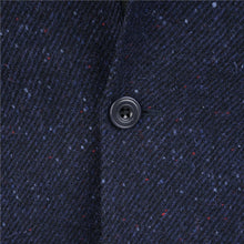 Load image into Gallery viewer, MAGEE Donegal Tweed Jacket - Mens Finn Tailored Fit - Navy Salt &amp; Pepper
