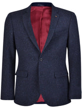 Load image into Gallery viewer, MAGEE Tweed Jacket - Mens Handwoven Donegal Tweed Finn Tailored Fit - Navy Salt &amp; Pepper
