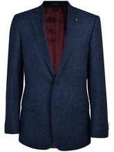 Load image into Gallery viewer, MAGEE Tweed Jacket - Mens Donegal Tweed Nice Classic Fit - Navy Herringbone
