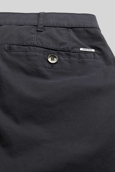 MEYER Roma Trousers - 3001 Light-Weight Cotton Chinos - Navy Meyer