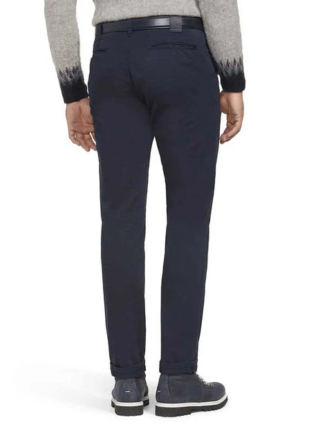 MEYER M5 Chinos - 6001 Soft Stretch Cotton Slim - Navy