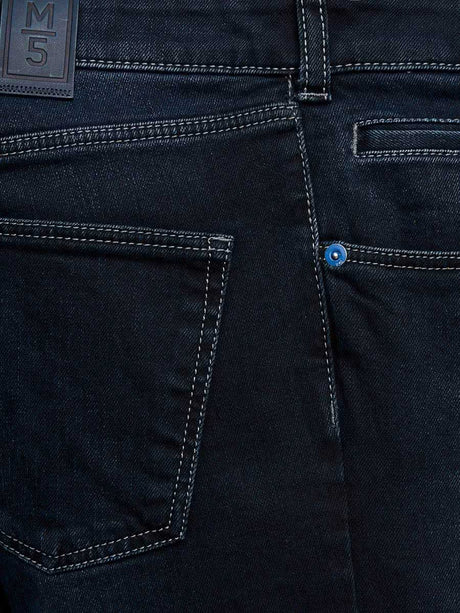 Meyer M5 Jeans - 6209 Stretch Denim - Regular Fit - Navy Blue