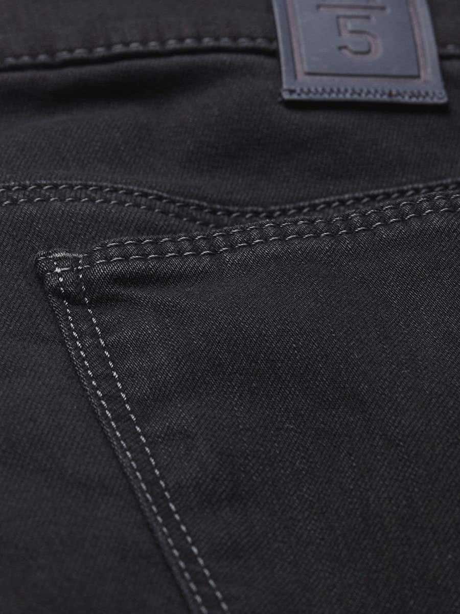 Meyer M5 Jeans - 6206 Stretch Denim - Slim Fit - Black