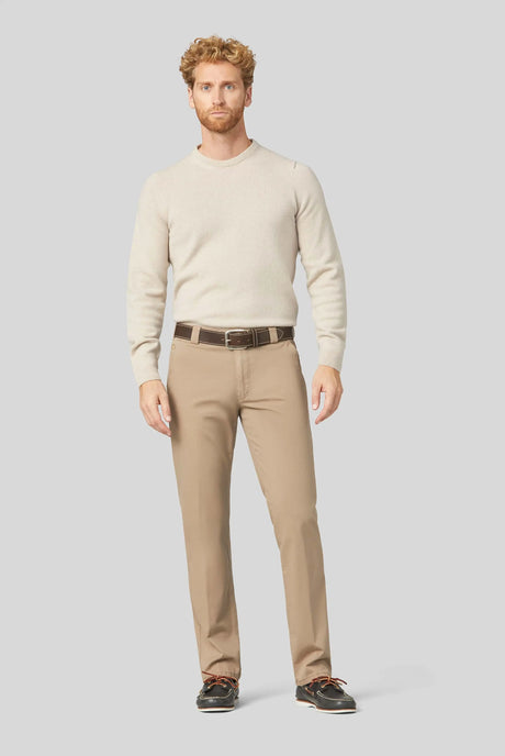 MEYER Roma Trousers - 316 Luxury Cotton Chinos - Beige Meyer