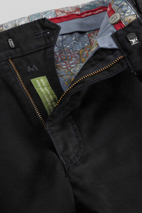 MEYER Roma Trousers - 316 Luxury Cotton Chinos - Black Meyer