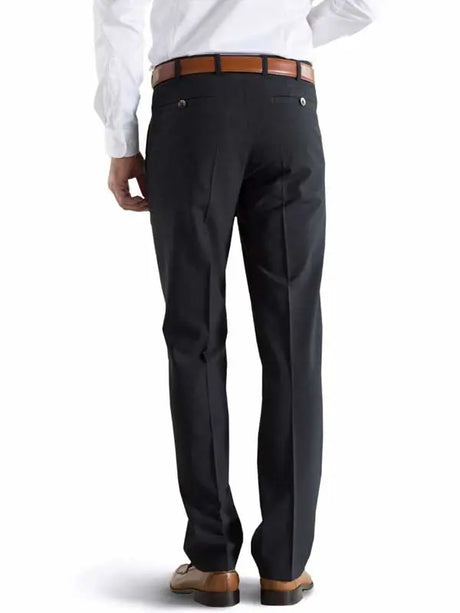 Meyer Tropical Wool-Mix Trousers - Roma 344 - Charcoal